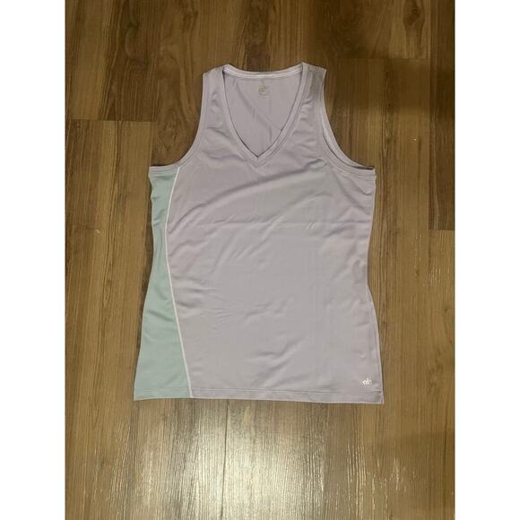 Alo Purple and Gray Top - Picture 1 of 4
